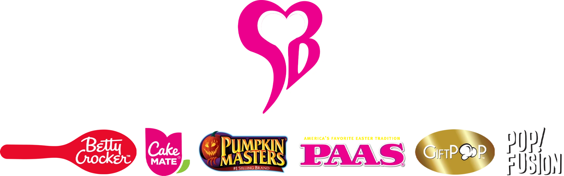The Signature Brands family of brands: Signature Brands, Betty Crocker, Cake Mate, Pumpkin Masters, PAAS, GiftPop and Pop! Fusion